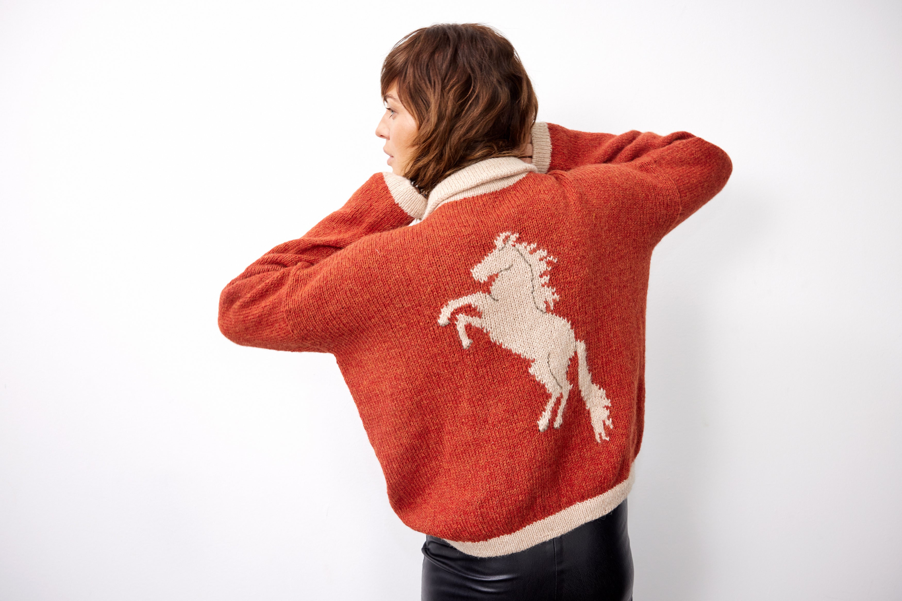 Dare: Red Horse Sweater